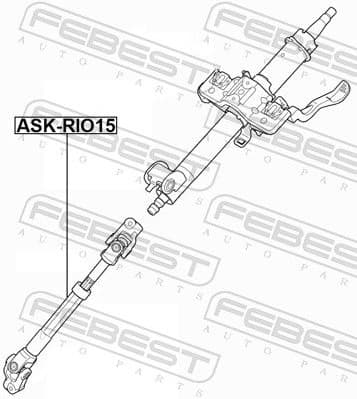 Steering Shaft ASK-RIO15 - image 2