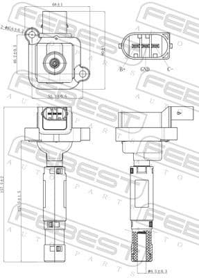 Ignition Coil 16640-004 - image 2