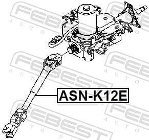 Steering Shaft ASN-K12E - image 2
