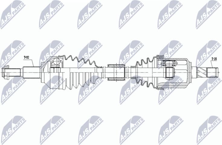 Drive Shaft NPW-CH-158