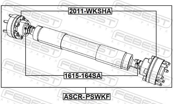 Propshaft, axle drive ASCR-PSWKF - image 2