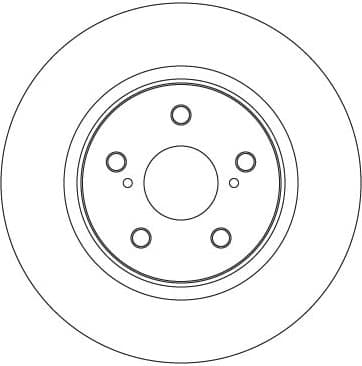 Brake Disc TRW SINGLE DF6916S