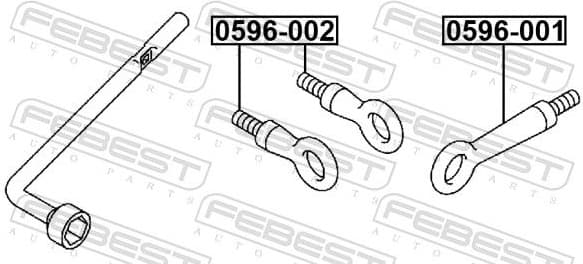 Tow hook 0596-001 - image 2
