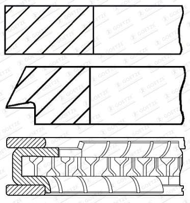 Piston Ring Set 08-436405-00