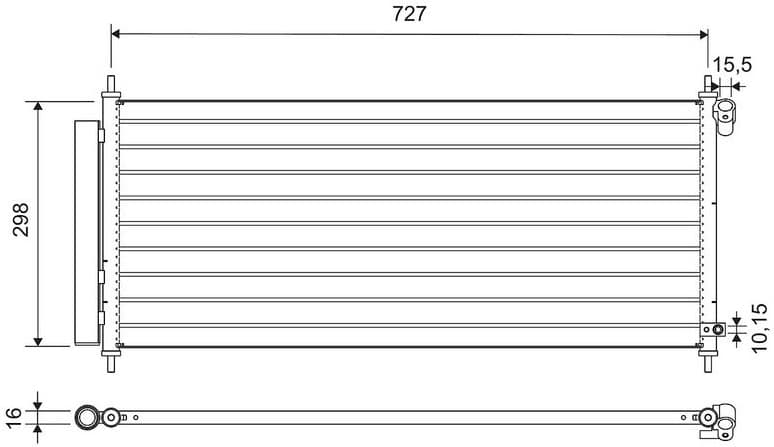 Condenser, air conditioning 812718
