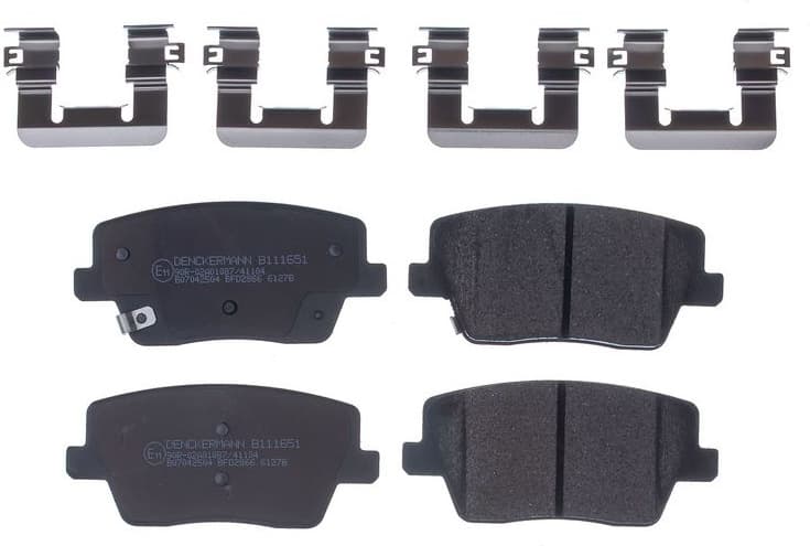 Brake Pad Set, disc brake B111651