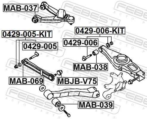 Camber Correction Screw Set 0429-006-KIT - image 2