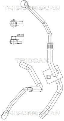 Hydraulic Hose, steering 8516 11032