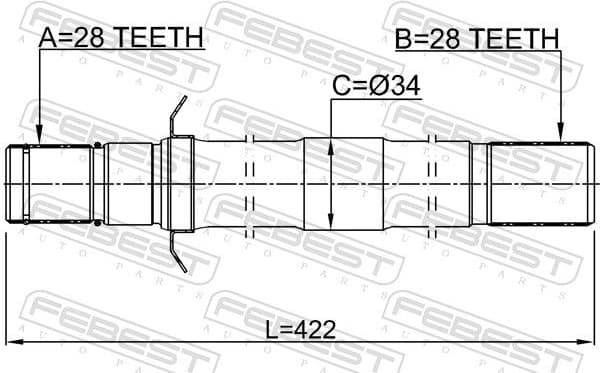 Drive Shaft 1212-KMH4WDRH - image 2