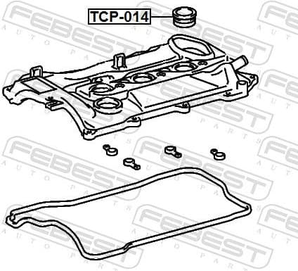 Seal Ring, spark plug shaft TCP-014 - image 2
