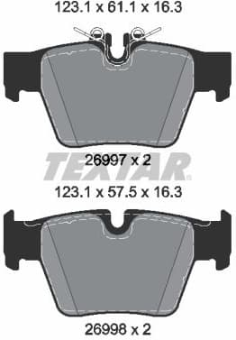 Brake Pad Set, disc brake Q+ 2699701