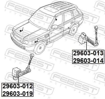 Sensor, headlight levelling 29603-012 - image 2