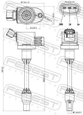 Ignition Coil 01640-013 - image 2