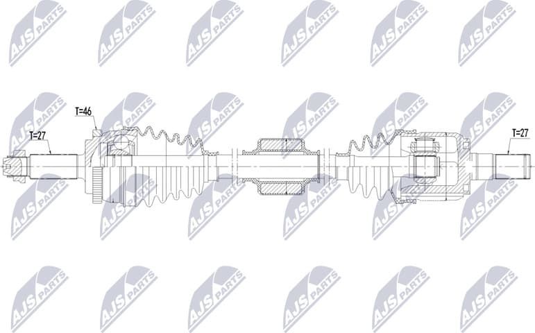 Drive Shaft NPW-HY-661