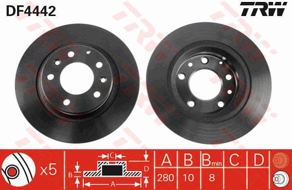 Brake Disc DF4442