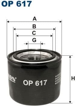 Oil Filter OP617