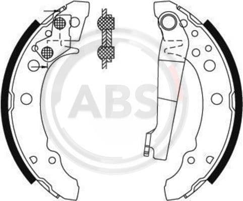 Brake Shoe Set 8772