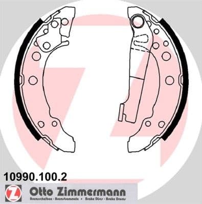 Brake Shoe Set 10990.100.2