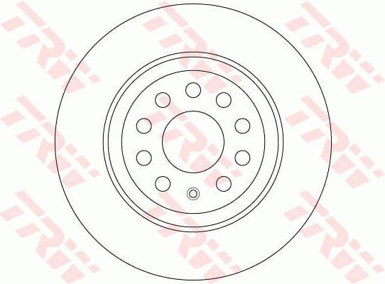 Brake discs kit rear, (2pcs), Top Quality DF6504 - image 3