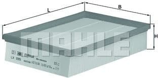 Filter air LX935 - image 2