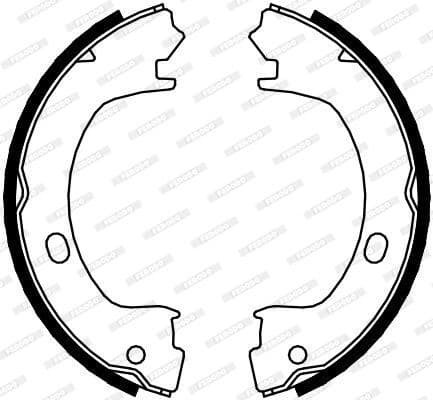 Brake shoes handbrake, Top Quality FSB4073 - image 3