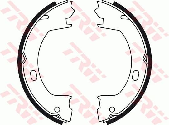 Brake Shoe Set, parking brake GS8728 - image 2