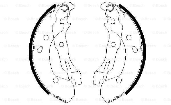Brake Shoe Set 0986487668