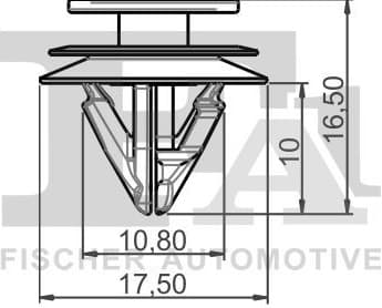 Clip, trim/protection strip 77-40051.10 - image 2