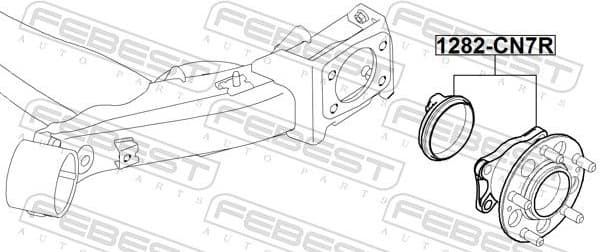 Wheel Hub 1282-CN7R - image 2
