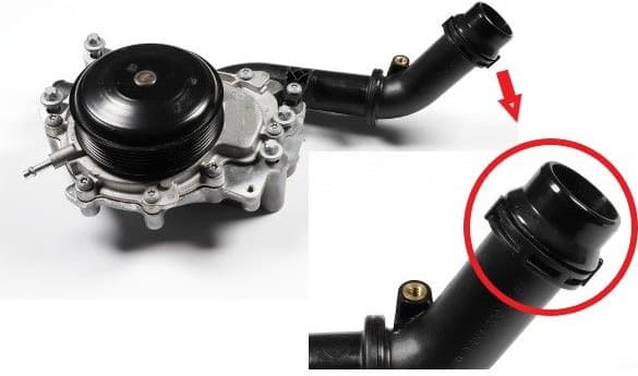 Water Pump, engine cooling P1613A-TH-4