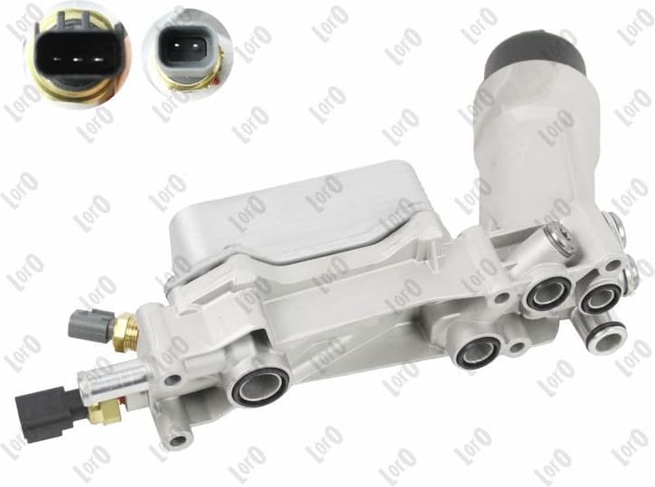 Oil Cooler, engine oil LORO 100-01-043AL - image 2