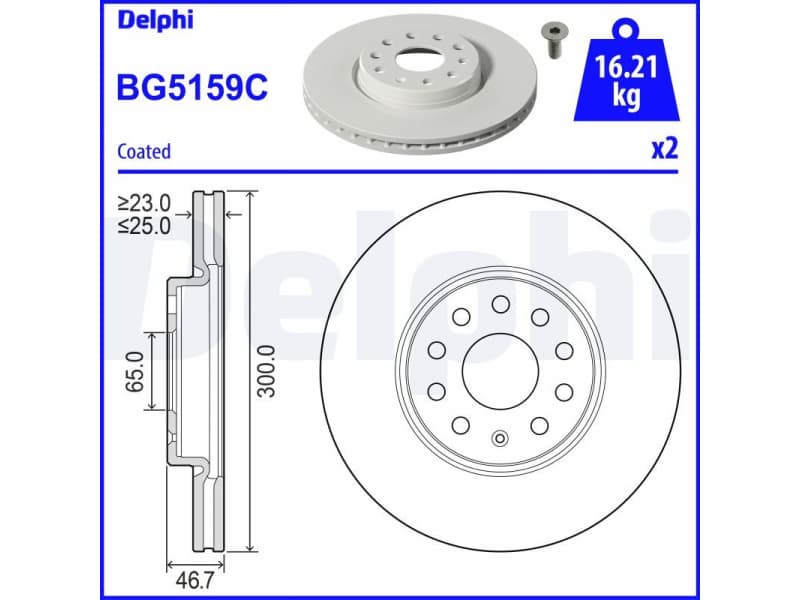 Brake Disc BG5159C