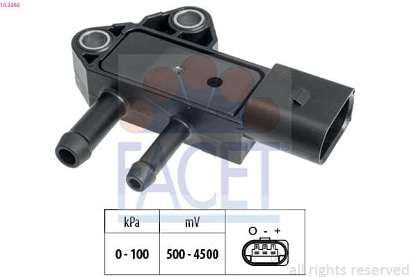 Air Pressure Sensor, altitude adaption OE Equivalent 10.3362
