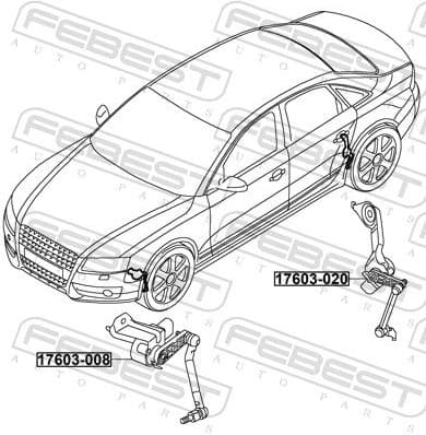 Sensor, headlight levelling 17603-008 - image 2