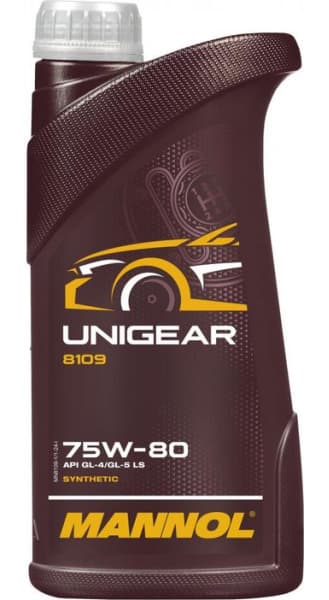 Manual Transmission Oil Mannol 8109 Unigear 75W-80 GL-4/GL-5 LS MN8109-1