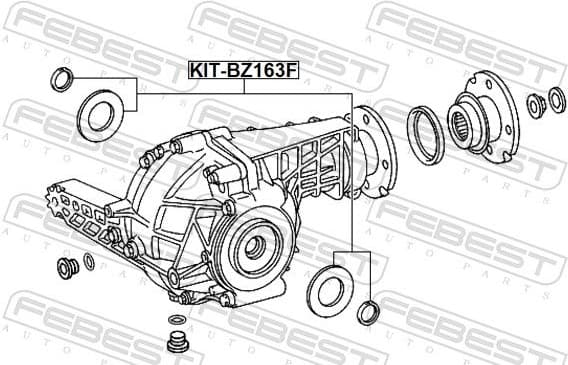 Shaft Seal, differential KIT-BZ163F - image 2