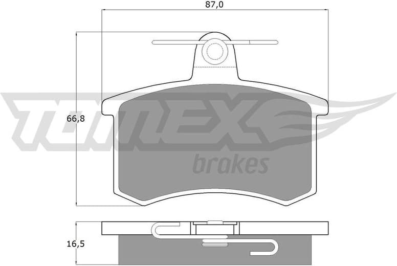 Brake Pad Set, disc brake TX 10-62