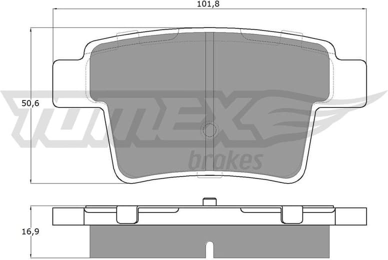Brake Pad Set, disc brake TX 14-74