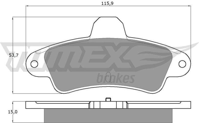 Brake Pad Set, disc brake TX 11-20