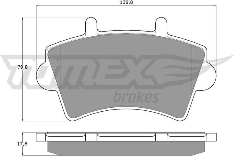Brake Pad Set, disc brake TX 13-02