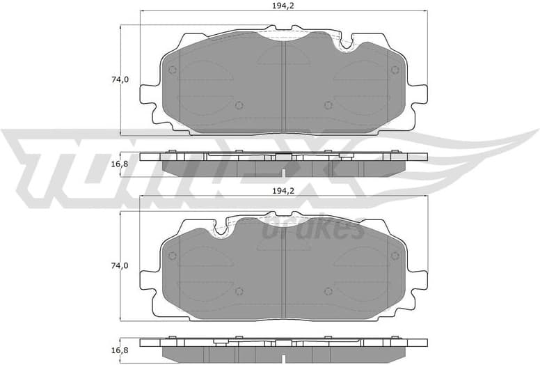 Brake Pad Set, disc brake TX 18-60