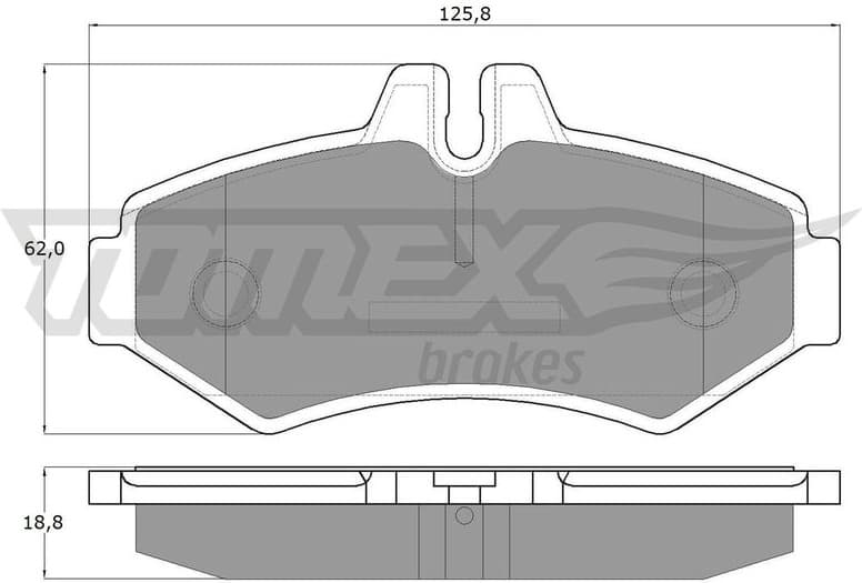 Brake Pad Set, disc brake TX 12-34