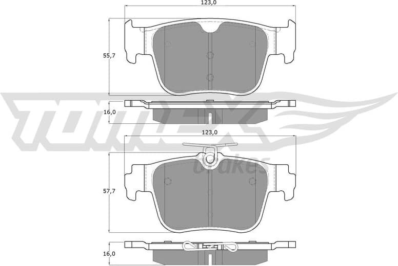 Brake Pad Set, disc brake TX 60-10