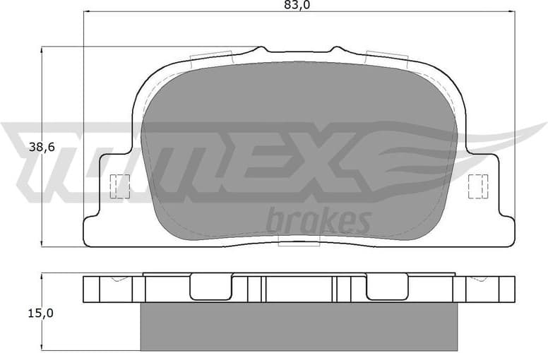 Brake Pad Set, disc brake TX 13-71