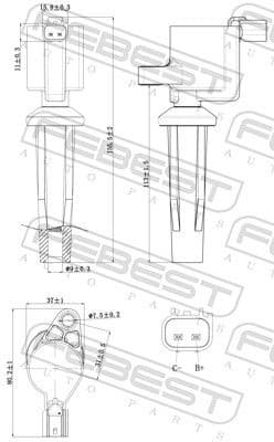 Ignition Coil 21640-006 - image 2