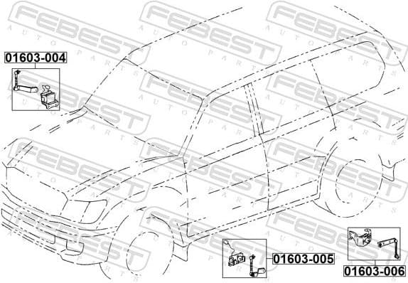 Sensor, headlight levelling 01603-005 - image 2