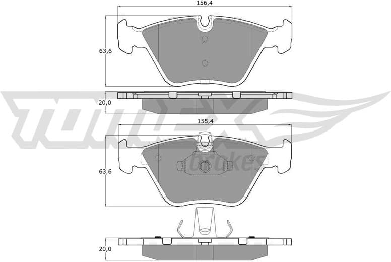 Brake Pad Set, disc brake TX 13-20