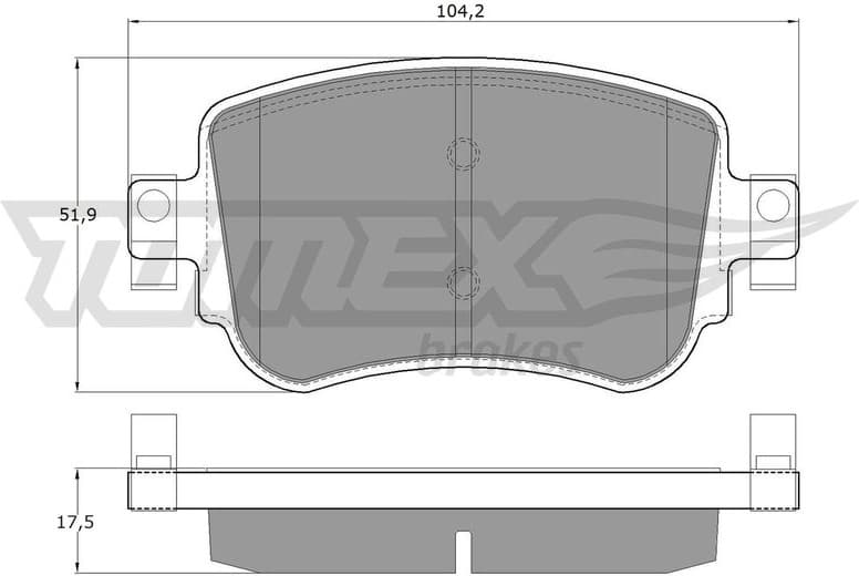 Brake Pad Set, disc brake TX 17-32