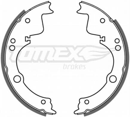 Brake Shoe Set TX 21-40