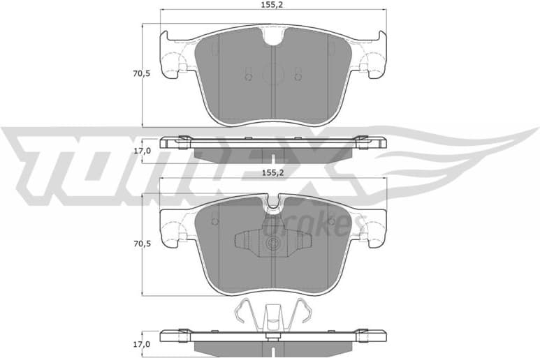 Brake Pad Set, disc brake TX 17-291